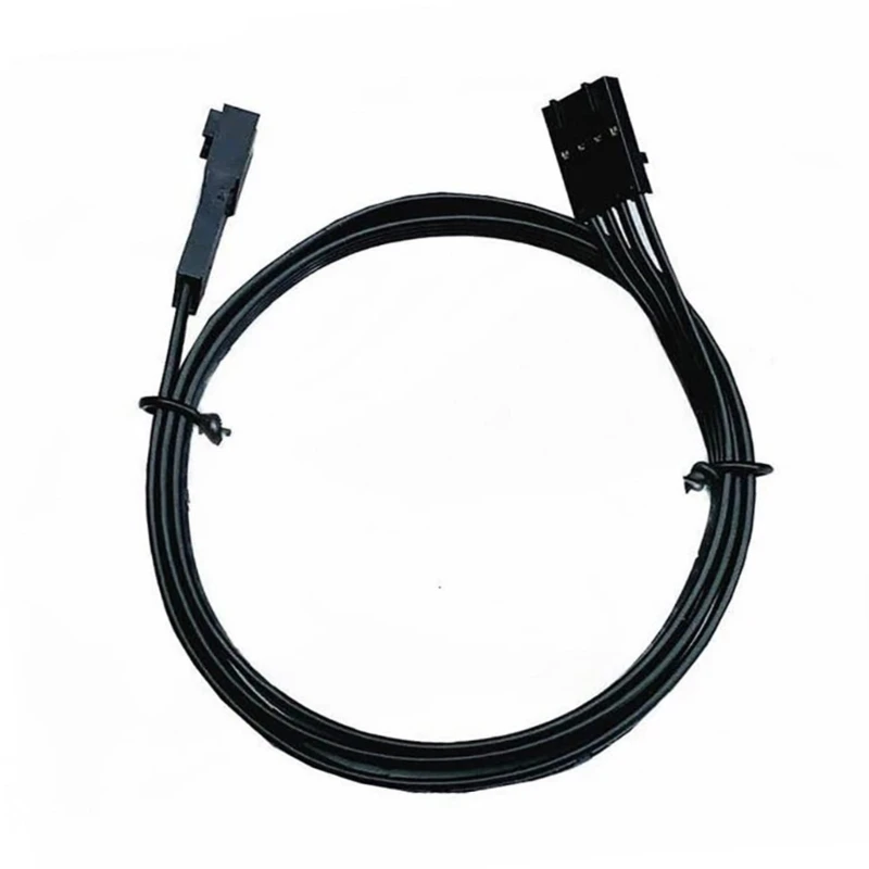 4pin Male and Female Extension Line 35CM Black Flat Line Suitable For Gaming PC Mainboard Lighting Cable Dropship