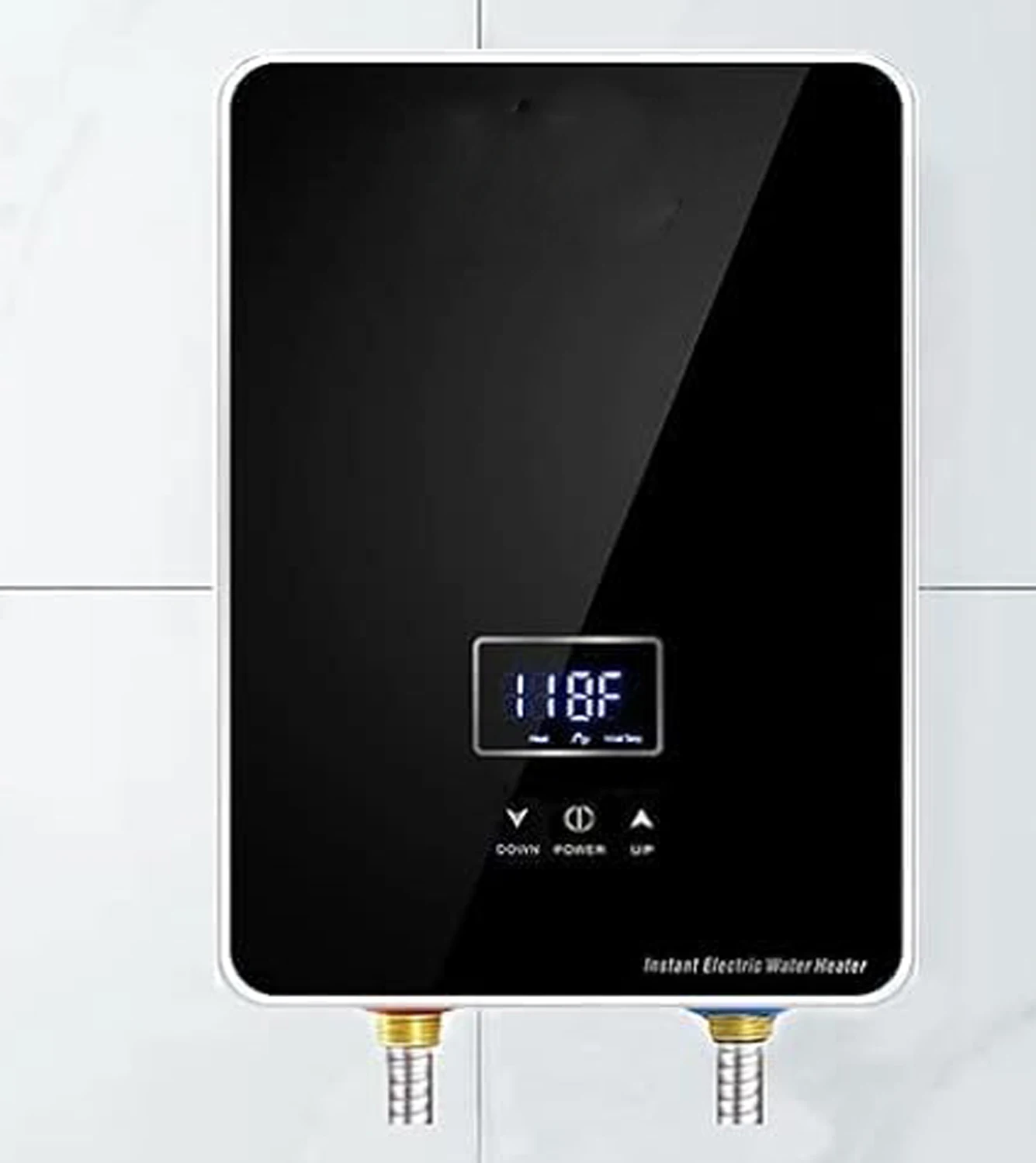 240V 6kW Tankless Water Heater for Kitchen Bathroom with Self Modulating Instant Electric Water Heater