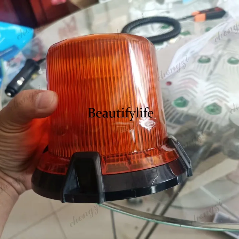 Car LED Engineering Warning Light 12V24V Magnetic Agricultural Locomotive School Bus Signal Light Rotates and Flashes view 5