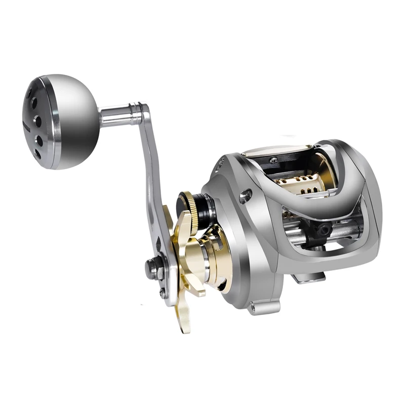 

SAMOLLA Full Metal Body Bait Casting Reel 7.2:1 Speed Ratio Max Drag 15KG Long-Distance Casting Salt Water Fresh Water Fishing