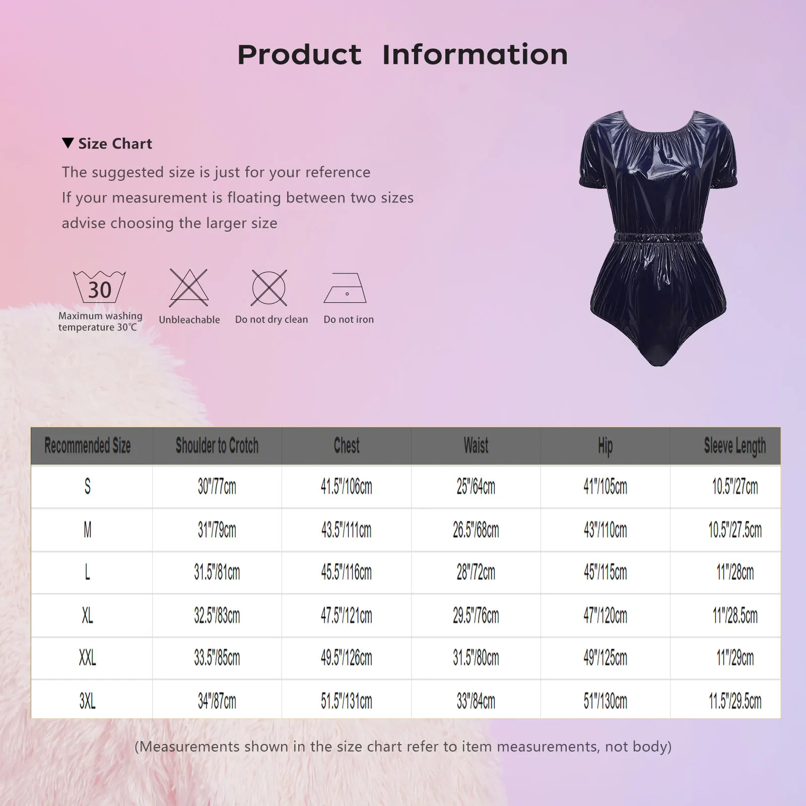 Womens Mens Leak-proof Diaper Cover Jumpsuit Elastic Waist Tear-away Bodysuit Waterproof Nursing Special Needs Reusable Diaper image 6