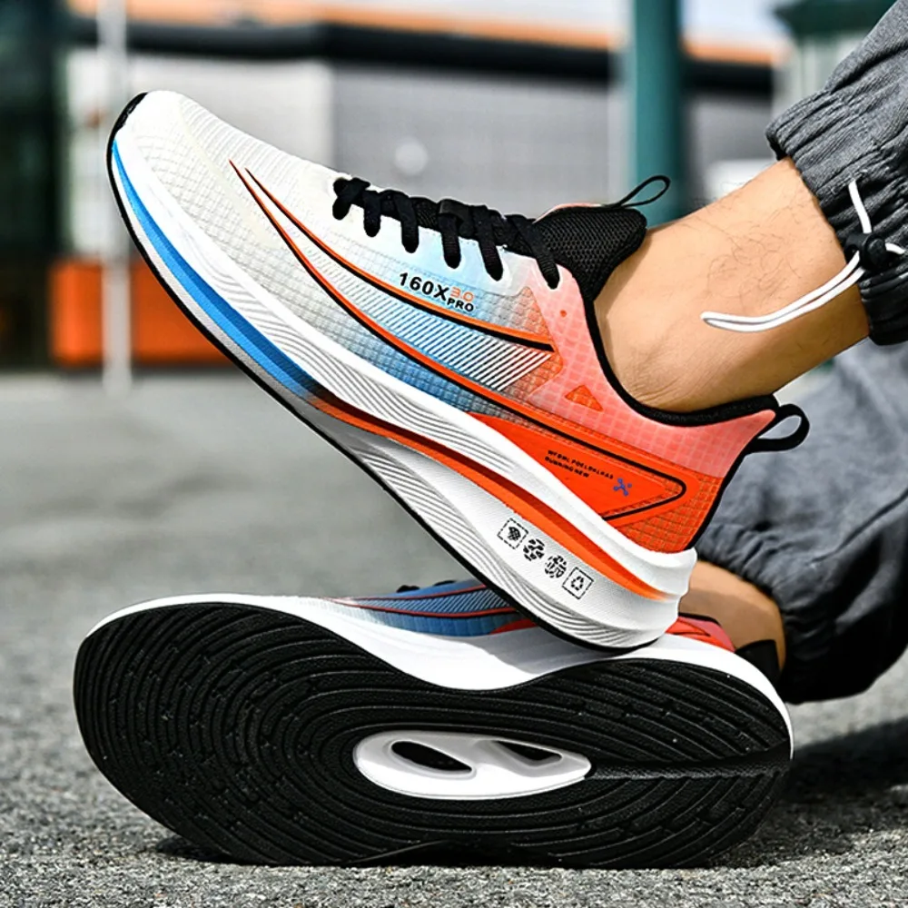 

2026 Carbon board sports and leisure shoes, men's shoes, breathable mesh shoes, running shoes