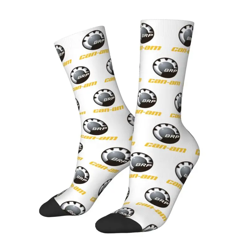 BRP ATV Can Am Logo Mens Crew Socks Unisex Cute 3D Printing Dress Socks