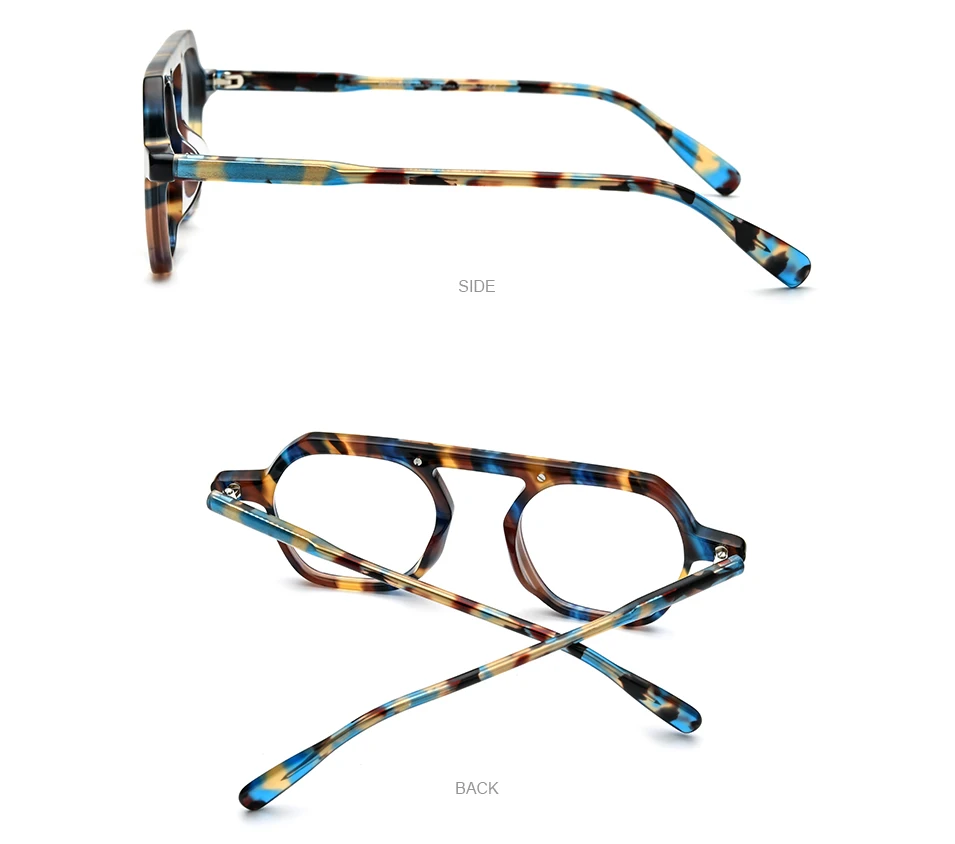 HEPIDEM Acetat Brille Rahmen Männer Marke Designer Retro quadratische Nerd Brillen japanische handgemachte Brille Vintage Brillen 9214 – Detail 17