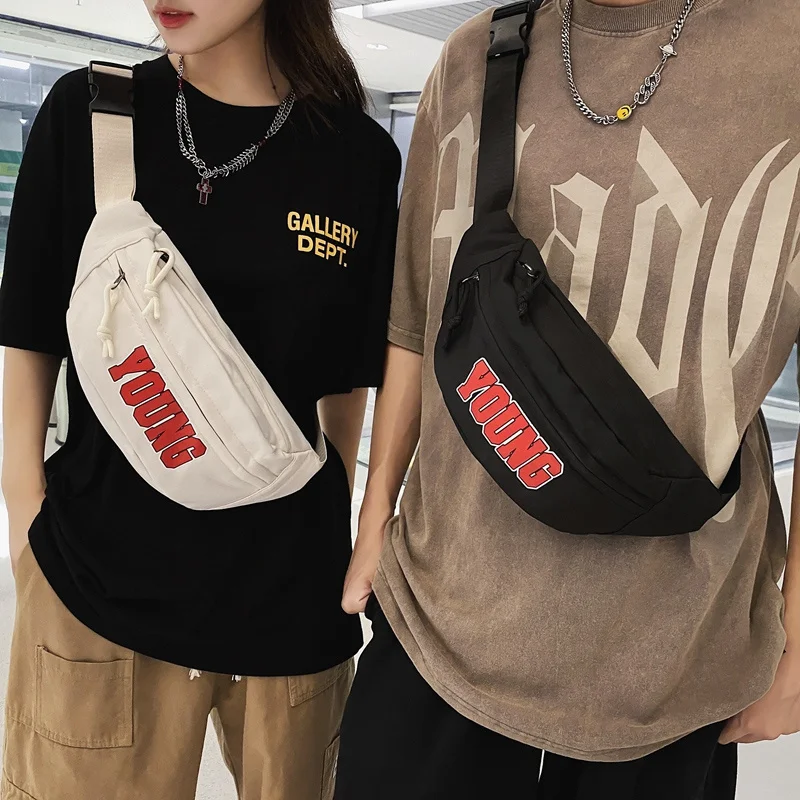 

High Quality Oxford Cloth Unisex Chest Packs 2023 New Fashion Men Waist Bags Casual Travel Storage Crossbody Bag Male Fanny Pack