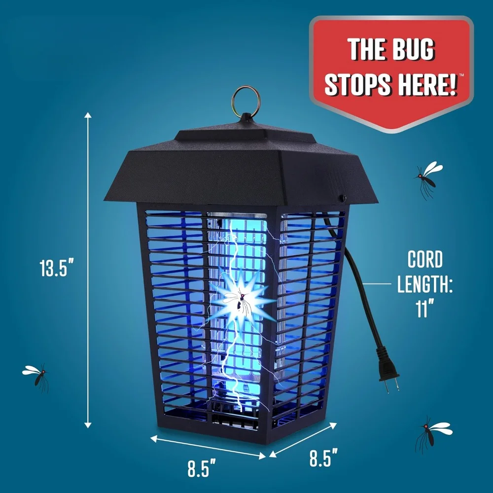 HAOYUNMA-Instant Killing Grid, Inseto Elétrico, Acre de Cobertura Exterior, Lâmpada de 40W, 5600V, 1 Unidade