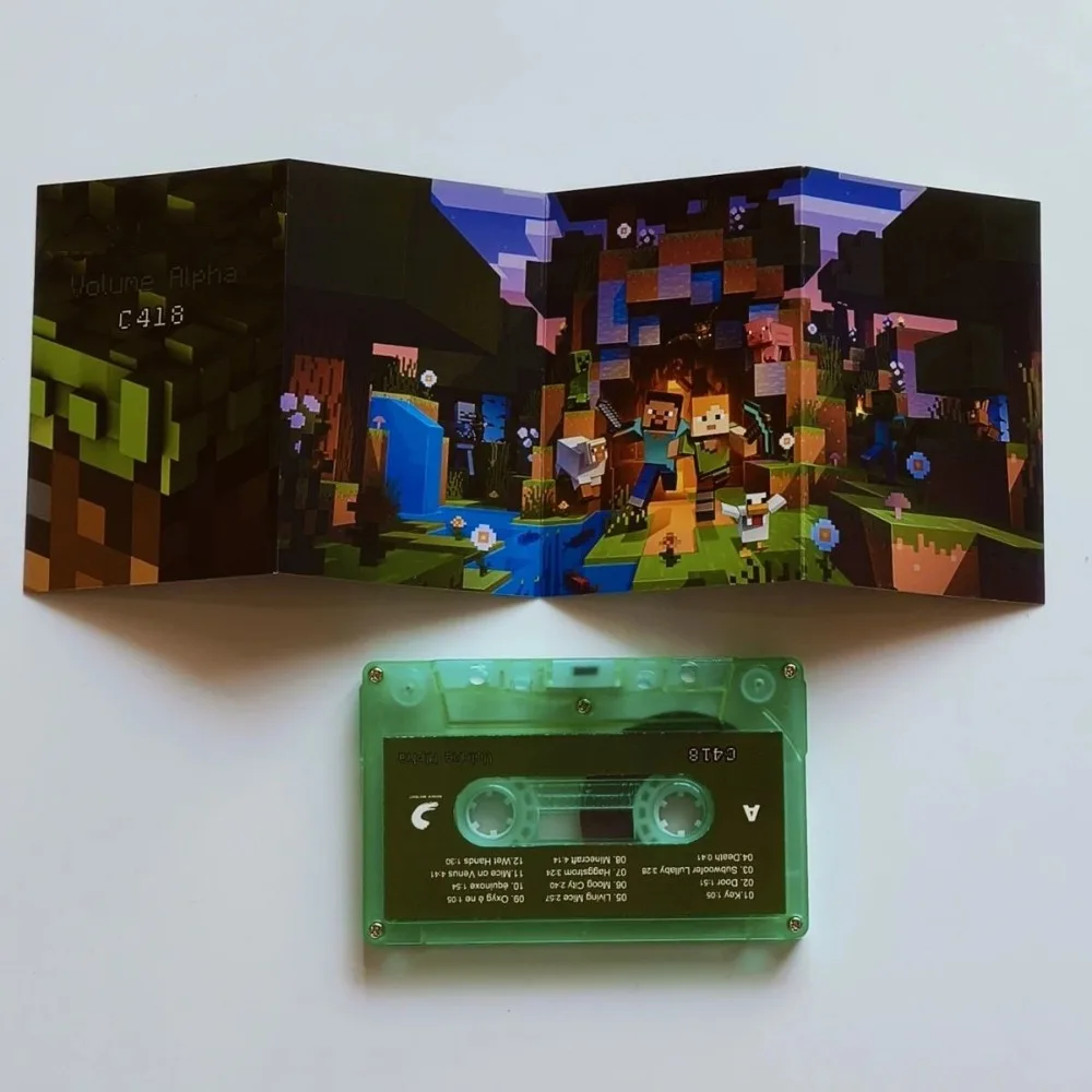 Sandbox Game Daniel Rosenfeld Music Tape C418 Steve OST Album Cassettes Cosplay Walkman Recorder Car Soundtracks Box Party Music - view 3