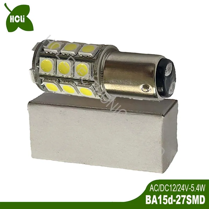 

High quality 12/24VAC/DC 5W BA15D led Warning Signal Light Bulbs 1142 24V led Yacht Ship Boat lamp Bulbs free shipping 5pcs/lot