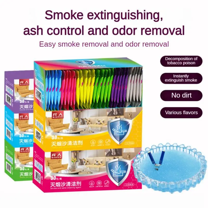 Box Ashtray Cleaner Home Indoor Smoke Odor Remover Ashtray Purifier Internet Famous Ointment Easy To Clean Indoor Smoke Portable