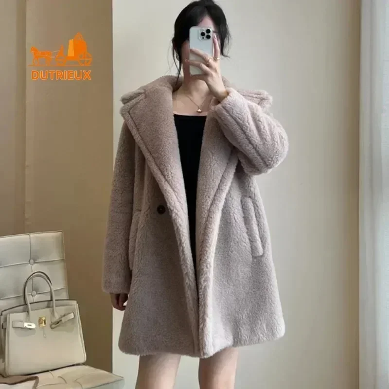 Highest Quality Short Teddy Coat for Women, Warm Teddy Coat for Women, Winter Alpaca Wool Coat, Fur Coat for Women, Jacket Women