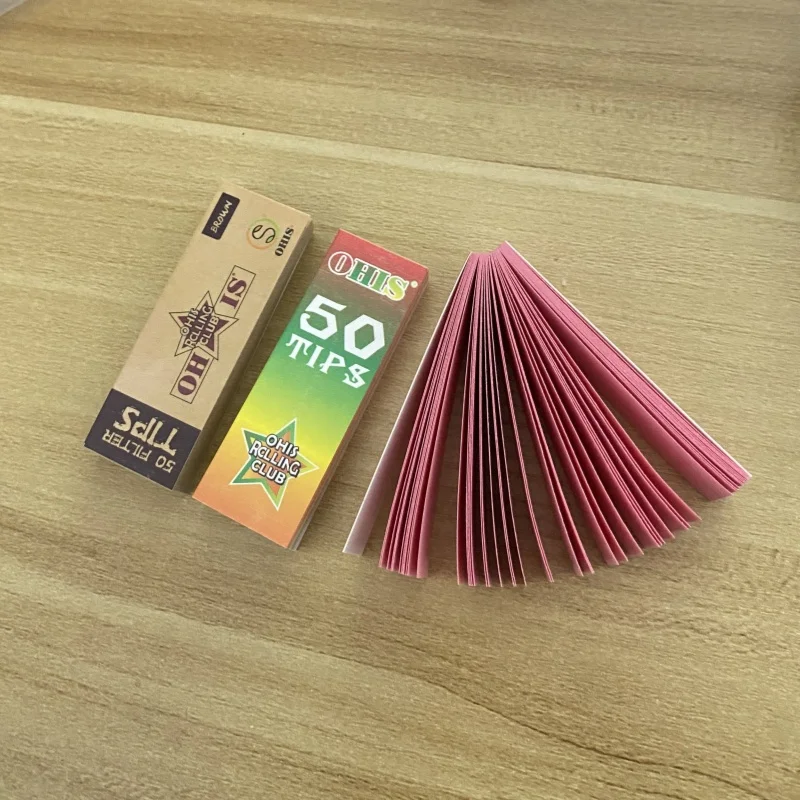 وصول جديد مرشحات الورق المتداول الطبيعية غير المكررة كتيب أوراق تصفية نصائح مجموعة هدية للرجل #6