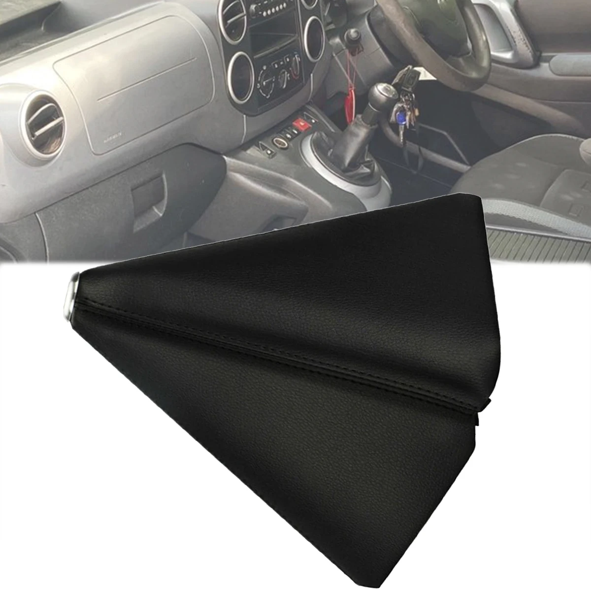 Gear Stick Knob Gaiter For Citroen Berlingo II Peugeot Partner Opel Combo Cargo/Life Leather MT 5 Speed Cover Shift Collar Boot