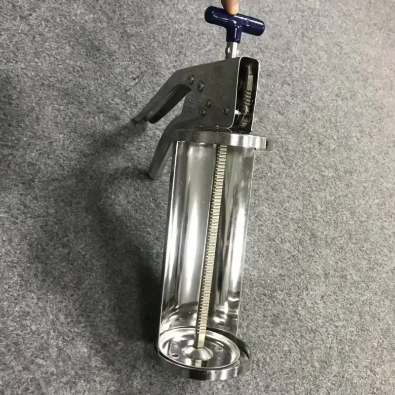 

Desktop 220v 10G/20G Burger Filler Salad Squeezing Sauce Gun Seasoning Gun Dispenser Thickened 304 Stainless Steel Tomato Sauce