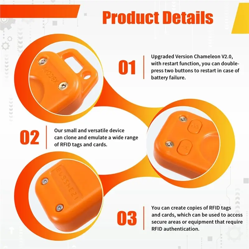 [NEW A09R!】 Chameleon V2.0 13.56Mhz 125Khz RFID Smart Chip Reader Emulator NFC Card Decoder Duplicator Chameleon Ultra