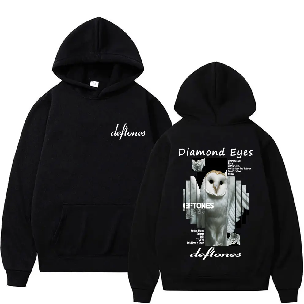

Deftones Diamond Eyes Album Graphic Hoodie Men Women Vintage Rock Pop Music Pullover Hoodies Men's Oversized Hooded Sweatshirt