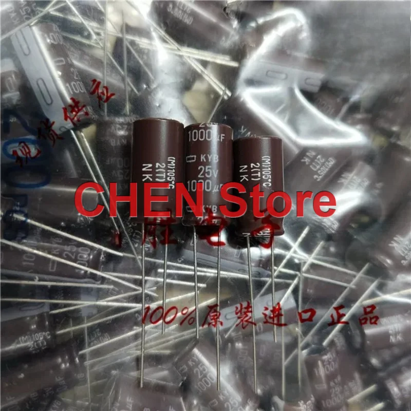 

20PCS/lot original NIPPON KYB 1000UF 25V 10X20MM 105C NCC electrolytic capacitor CHEMI-CON 25V1000UF Free Shipping
