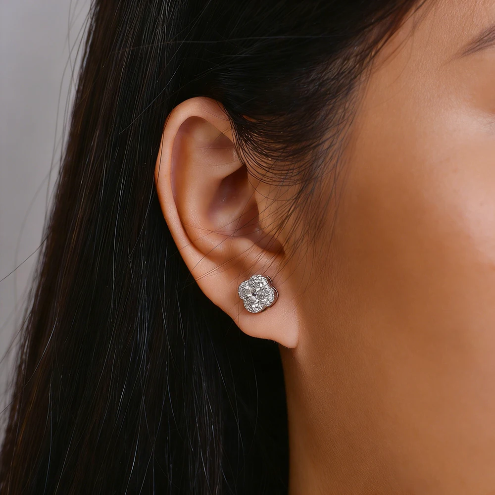 Thumbnail 2 - #54 Latest Moissanite Stud Earrings Offers