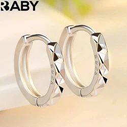 URBABY 925 Sterling Silver Needle New Women's Fashion Jewelry High Quality Starry Carved Simple Retro Earrings