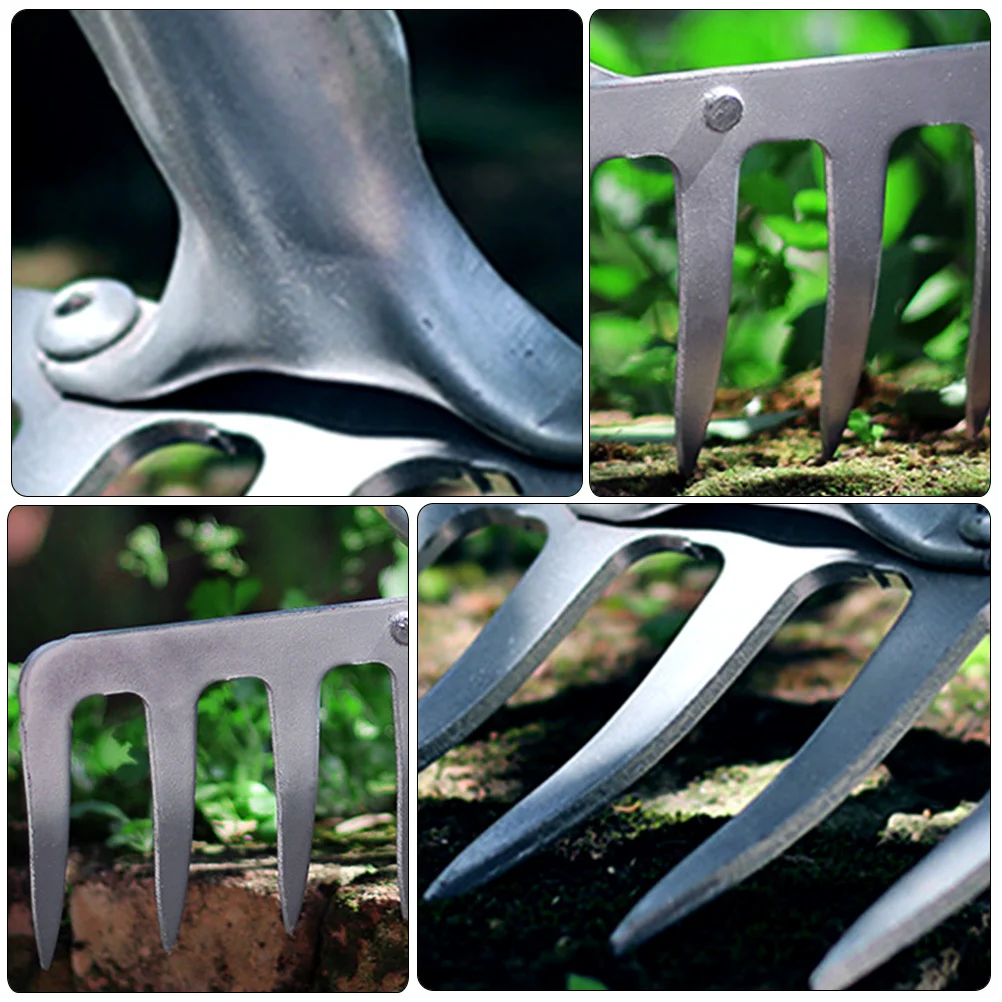 

Heavy Duty Garden Rake Head Metal Leaf Rake Head Replacement Tool for Soil Loosening Gardening Work Agricultural Tool
