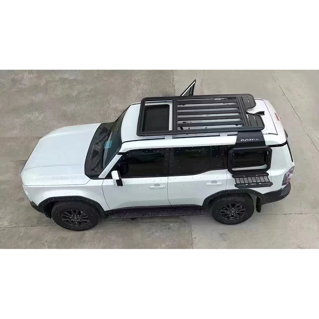 

STLF For Prado LC 250 -2024 FOLDING LADDER New Design 4x4 Off Road Aluminum Foldable Roof Side Ladder