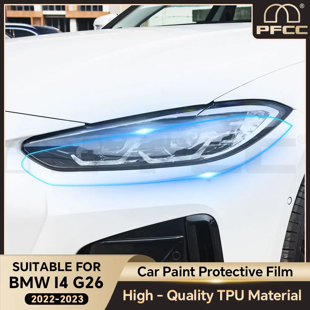 

TPU for BMW i4 g26 2022 2023 PPF Paint Protection Film Side Car Rearview Mirror Cover Headlight Special Transparent Accessories