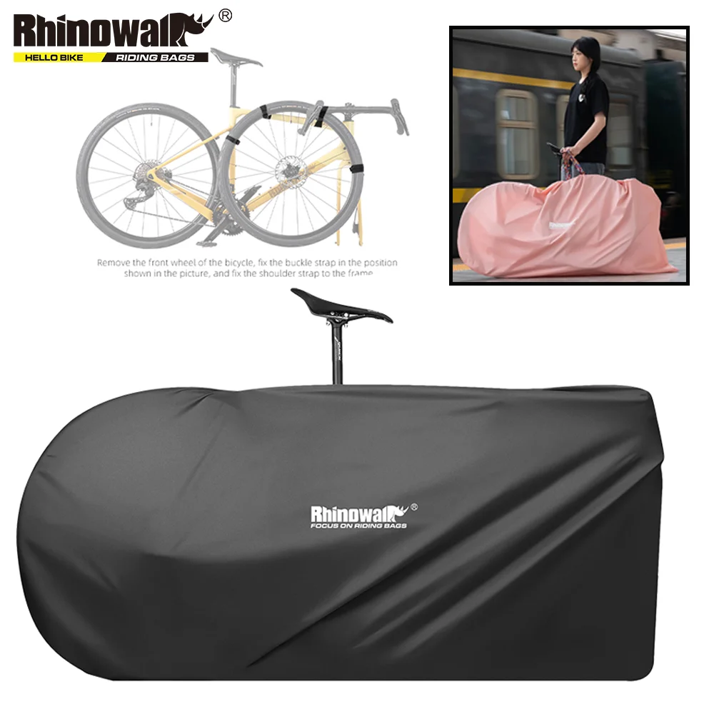 Rhinowalk Bike Carry Bag Storage Bicycle For 26-27.5 inch MTB 700C Road Bike Cycling Portable Travel Transport Water-Resistant