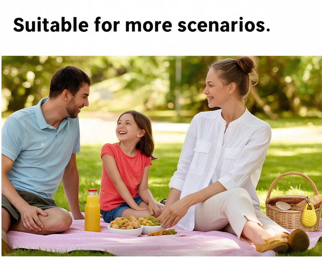 New Ultrasonic Electronic Mosquito Repellent; Portable Mosquito Repellent for Outdoor Camping; Intelligent Automatic Mosquito Repellent Device