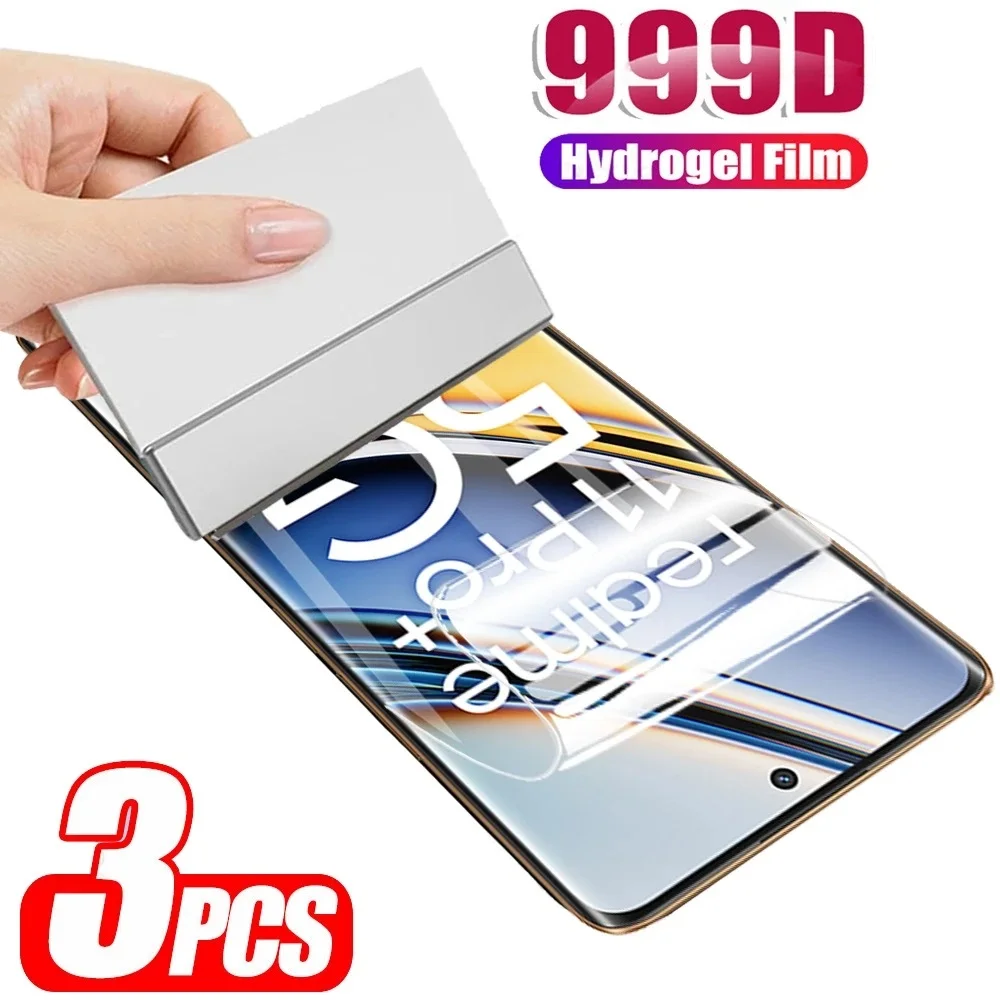 3Pcs Hydrogel Film For Realme Neo8/7/7X Neo7 SE Realme Note 80 70T 70 60X 50 Screen Protector