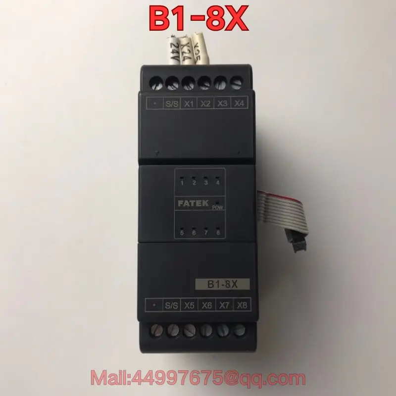 

Second-hand B1-8X PLC module functional test is normal