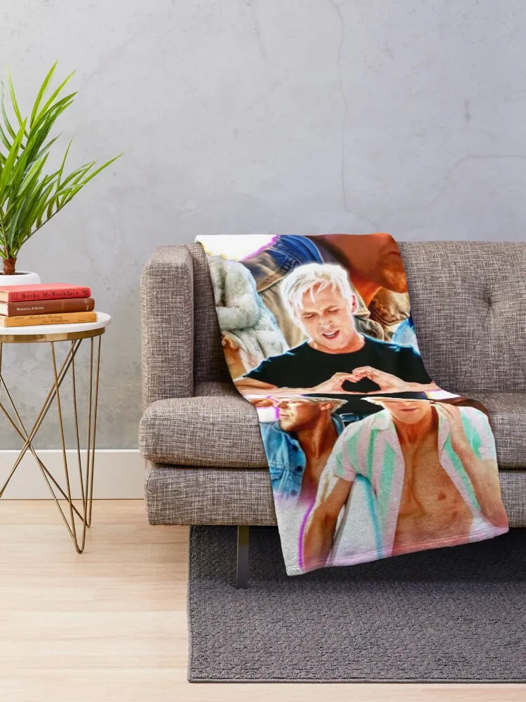 Ryan Gosling Kenergy T-Shirt Throw Blanket Weighted Thermal Decorative Throw anime Blankets