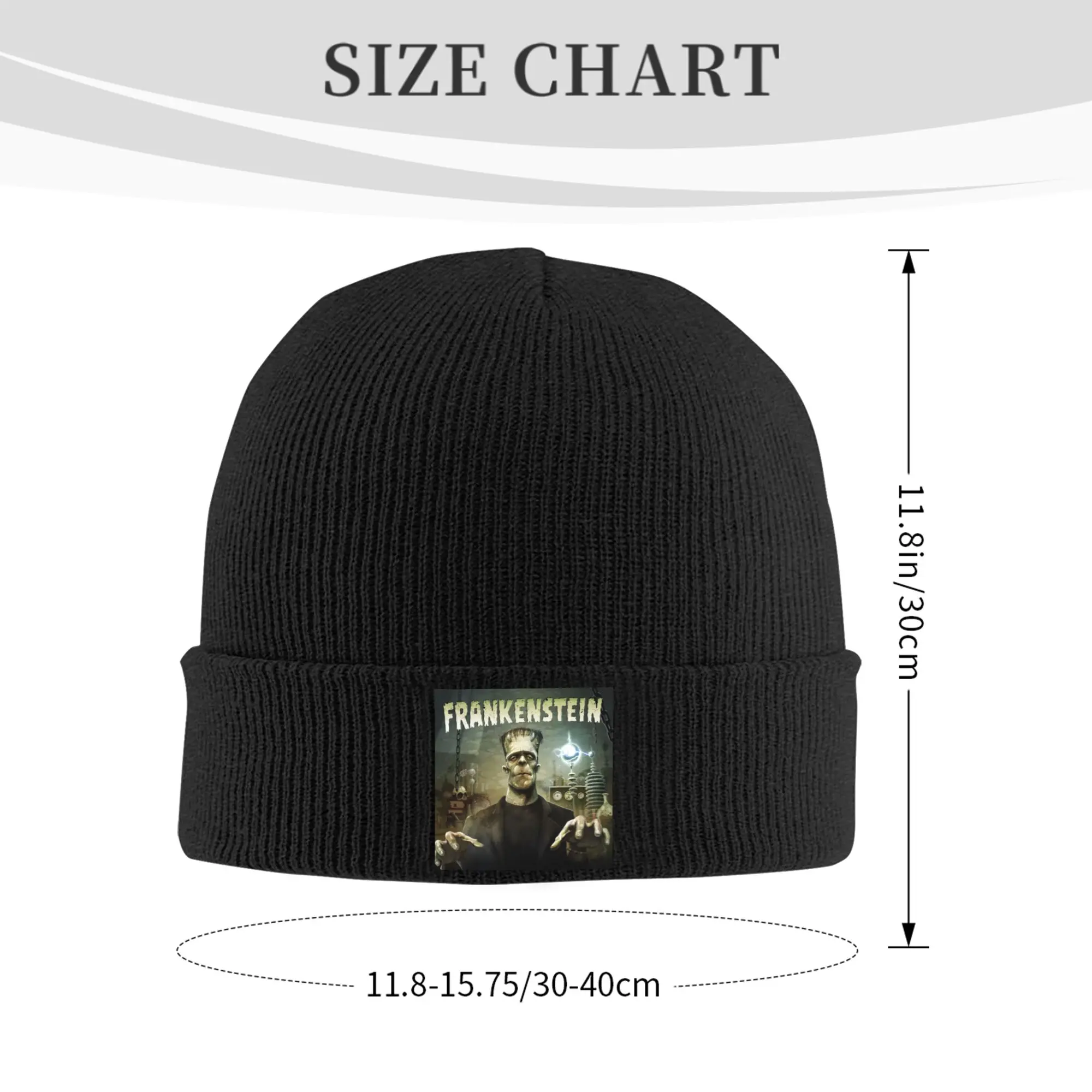 Frankenstein Board Game Skullies Beanies Caps For Men Women Unisex Street Winter Warm Knitted Hat Adult Horror Movie Bonnet Hats