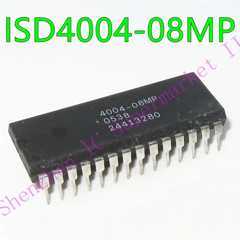 1pcs/lot ISD4004-08MP ISD4004-08MPY ISD4004 4004 DIP28 Voice chip In Stock