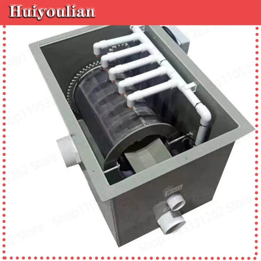 Rotary Drum Microfilter Automatic Backwash Pond Filter for Aquaculture Koi Fish Water Treatment