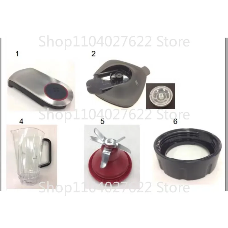 Suitable for Philips wall breaking machine HR3752 3757 3756 mixing cup cover middle seat blade measuring cup accessory