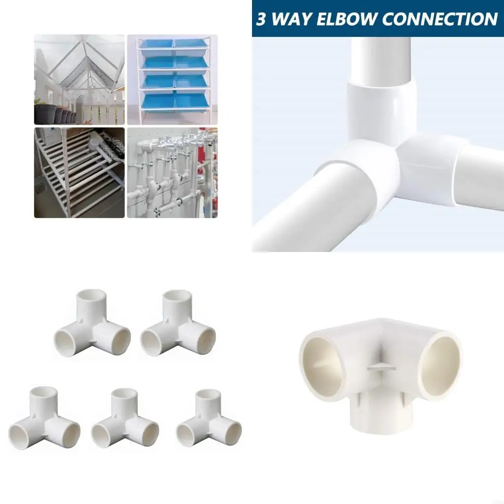 

Трехходовые локтевые соединения из ПВХ, локтевые фитинги различных размеров для настраиваемой системы труб