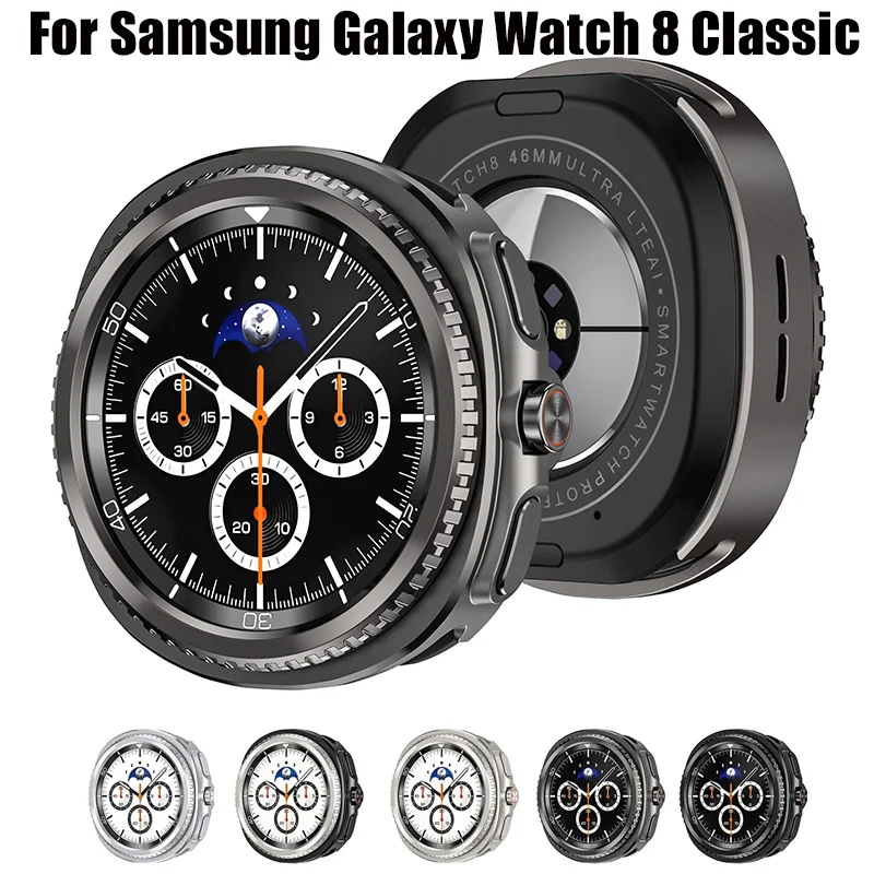 Luxury Protection Alloy Case For Samsung Galaxy Watch 8 Classic 46mm Protective Cover For Galaxy Watch8 Classic 46mm Accessories