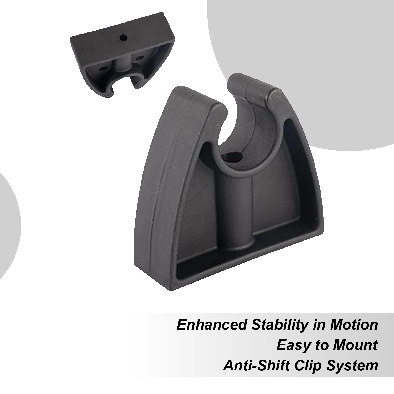 

Marine Pole Light Storage Clips Black Pole Light Storage Clamp Clamp For Hook Deck Dock Wall Flashlight Yacht Ship Organization