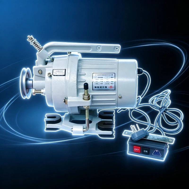 High Efficiency Industrial Grade High Speed Electric Clutch Motor for Ordinary Sewing Machine with Hanging Belt