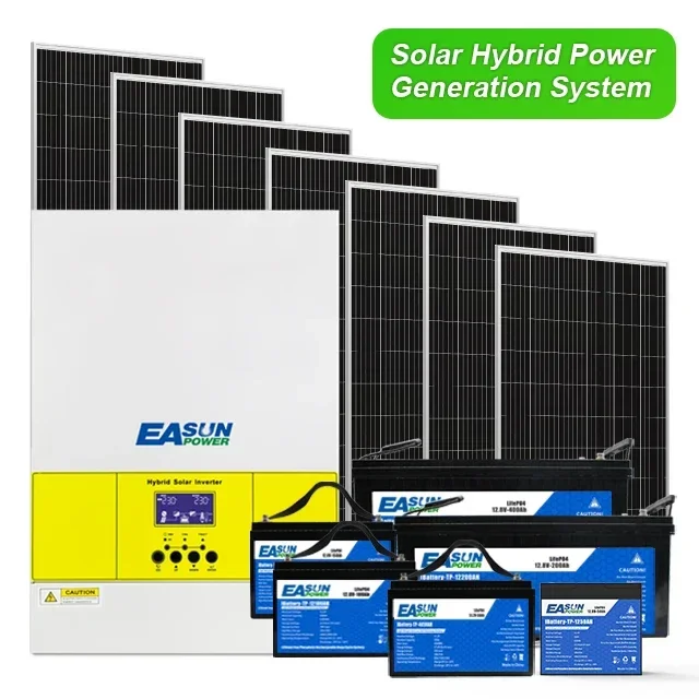 Dust Proof South Africa Load Power Solar Panel 5KW 10KW 15KW Photovoltaic Energy System 5000W Hybrid Solar Inverter