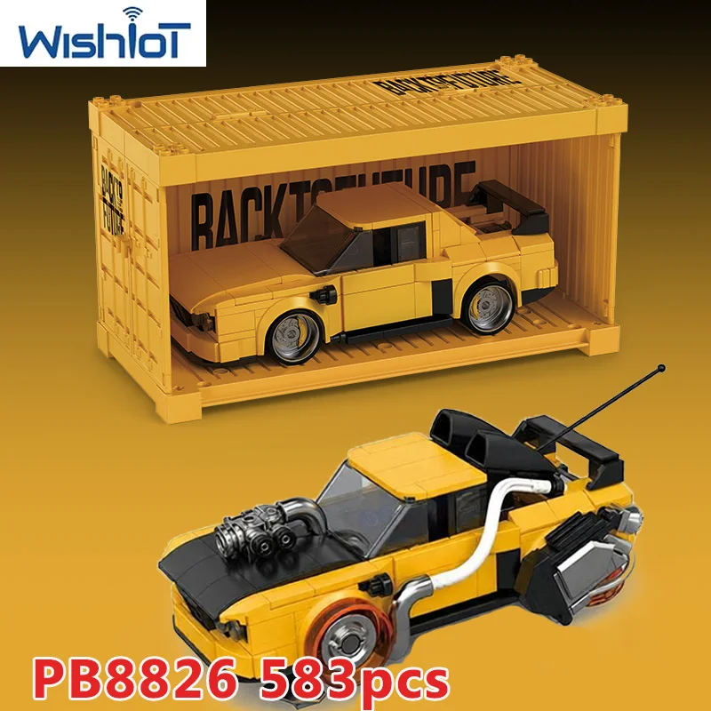 

Конструктор MOC PB8826: Сборная модель автомобиля из 583 деталей с демонстрационным боксом, развивающая игрушка-транспорт, коллекционные игрушки, мелкие кирпичики, подарки