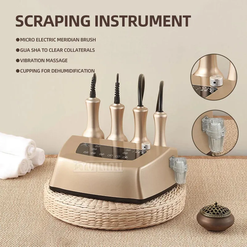 Electric scraping instrument, cupping, meridian dredging, multifunctional massage tool, shoulder and neck therapy, health care,