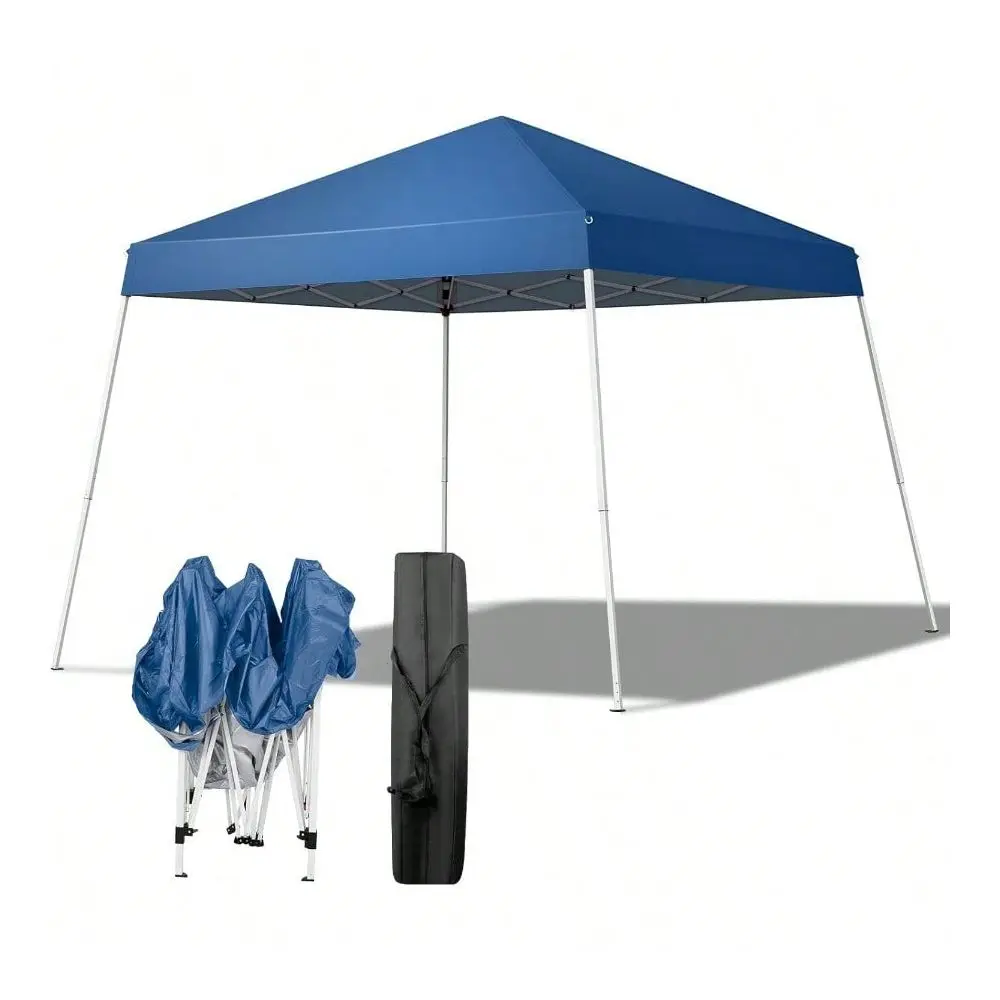 

Pop Canopy Tent, Outdoor Foldable Easy Party Tent W Slant Legs, Event Portable Gazebo For Camping