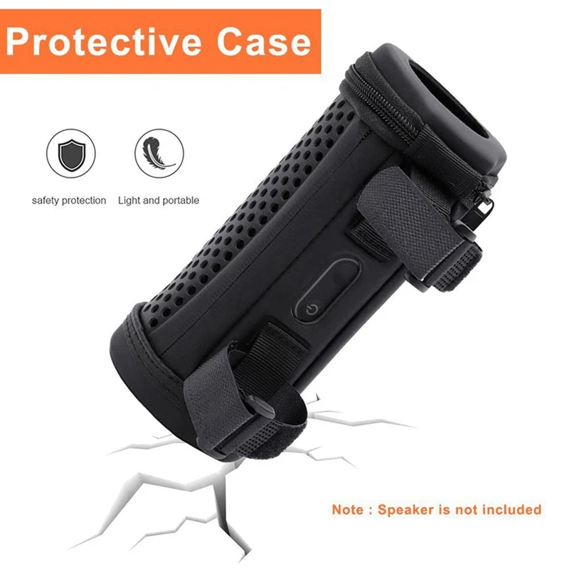 Hollowed Mesh Protective Hard Case Cover Bag For JBL Flip4 Flip 5 Waterproof Bluetooth-Compatible Speaker Accessories