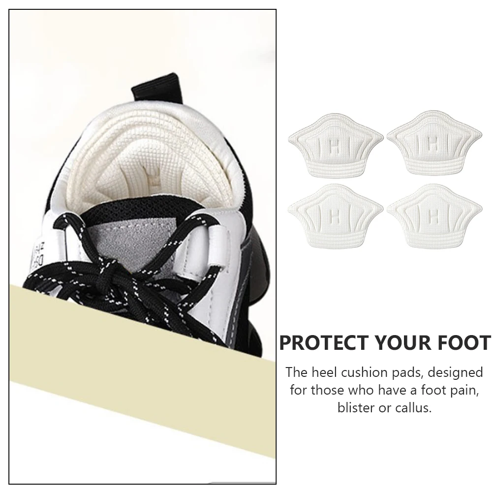 

2Pairs Rear Heel Pad Stickers Pulled Cloth Protective Sneaker Women Shoes Accessories NonSlip Fit Situations