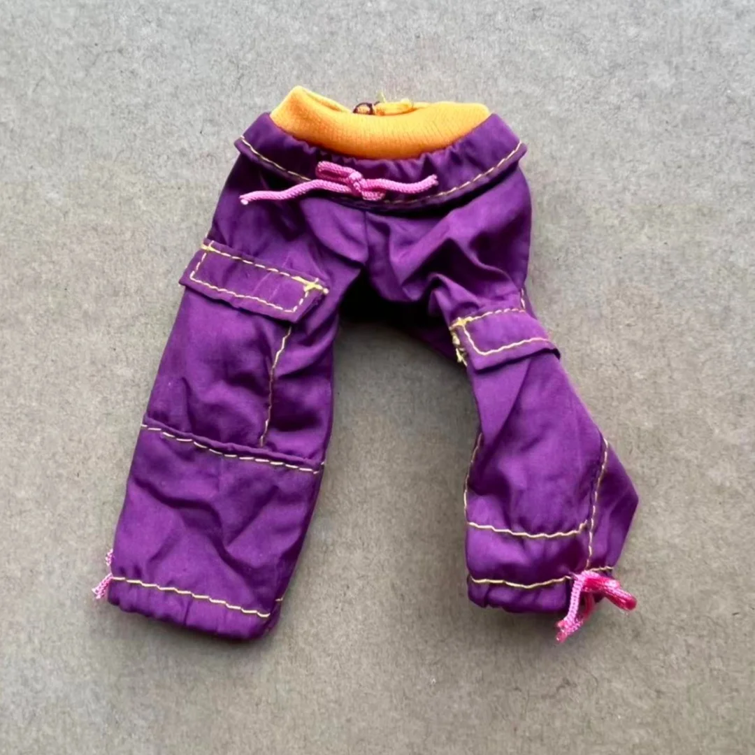 1/6 Scale Slim Monster Doll Jeans Pants Tshirt Dressing Parts Decors Compatible with Slim Doll Body for Collectible Figures