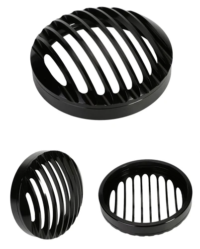 Imagen 2 del producto Cubierta de parrilla para faro Led de motocicleta, 5,75 "", 5 3/4"", ABS, para Harley Sportster XL 883 Iron 1200 2004-up, personalizado XL1200C 1200