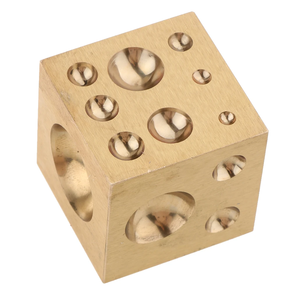 

Dapping Doming Steel Block Jewelers Jewelry Bead Metal Smith
