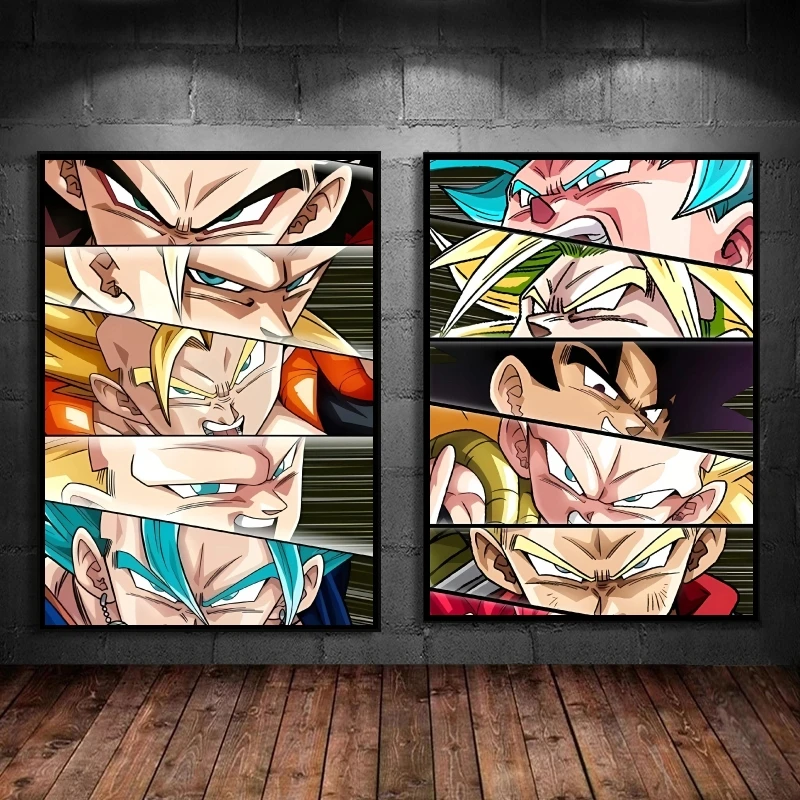 

Dragon Ball Kakarot Canvas Wall Art Decoration Paintings Children Gifts Decorative Home Cartoon Picture Living Room Poster