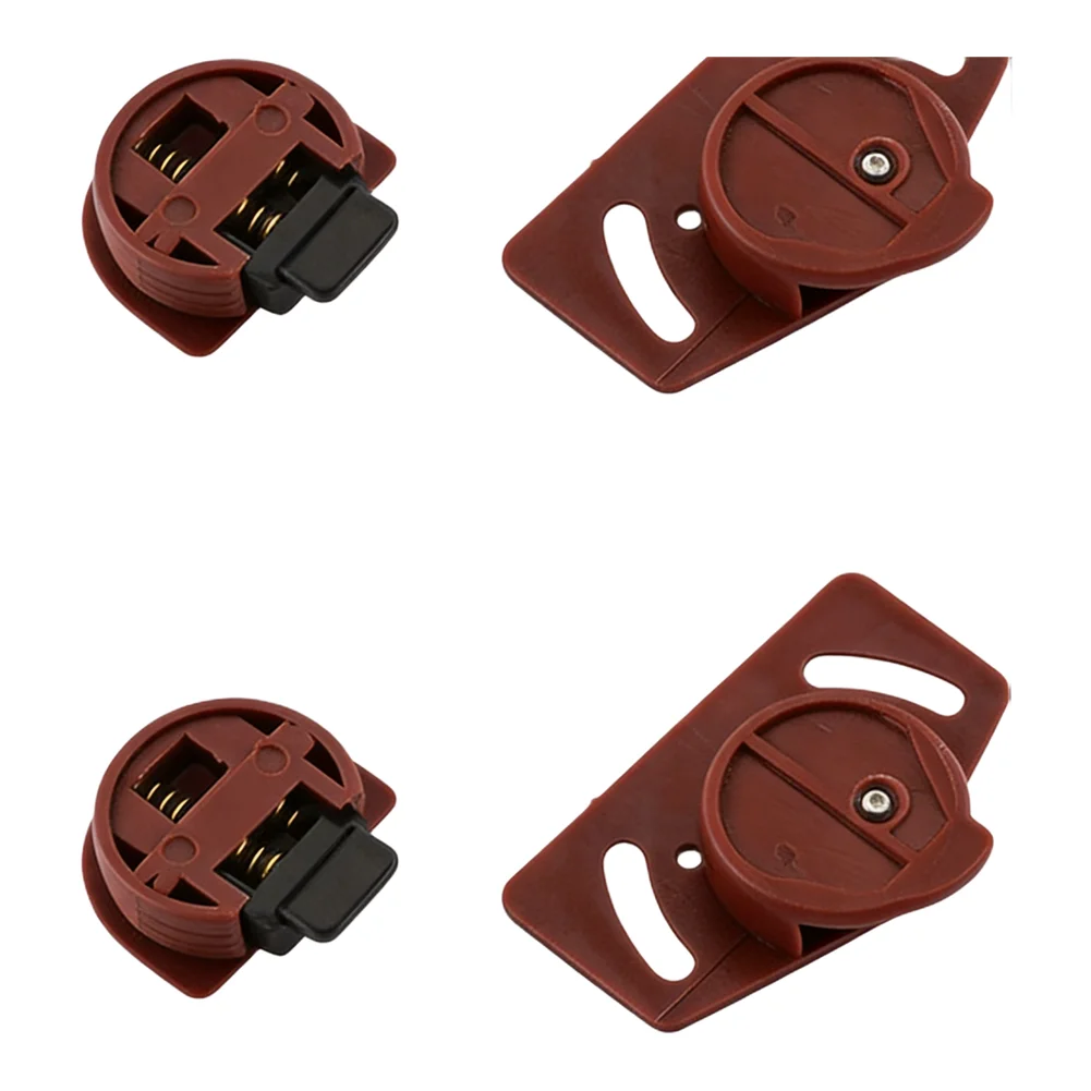 Black Adjustable Castor Set Easy Installation Parts Versatile Compatibility Smooth Operation User-Friendly Installation