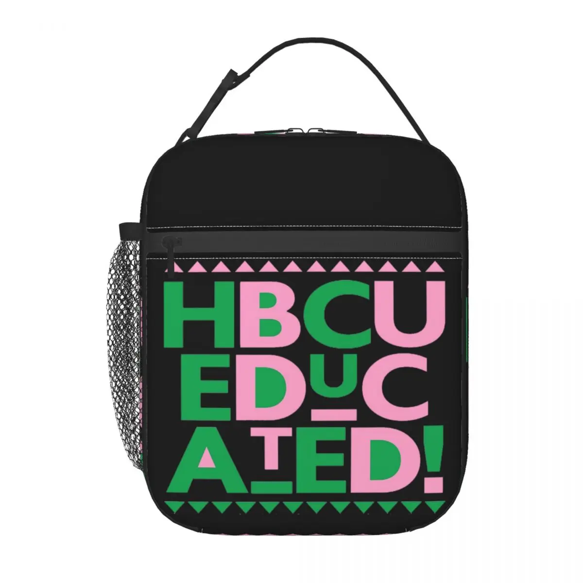 AKA HBCU Educated Insulated Lunch Bag for Women Children Portable Food Boxes Thermal Lunch Box Tote